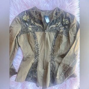 IFF VINTAGE 90’ Jacket with Lace-Up Detail